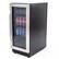 Angle. Avanti - Beverage Center, 72 Can Capacity - Stainless Steel with Black Cabinet.
