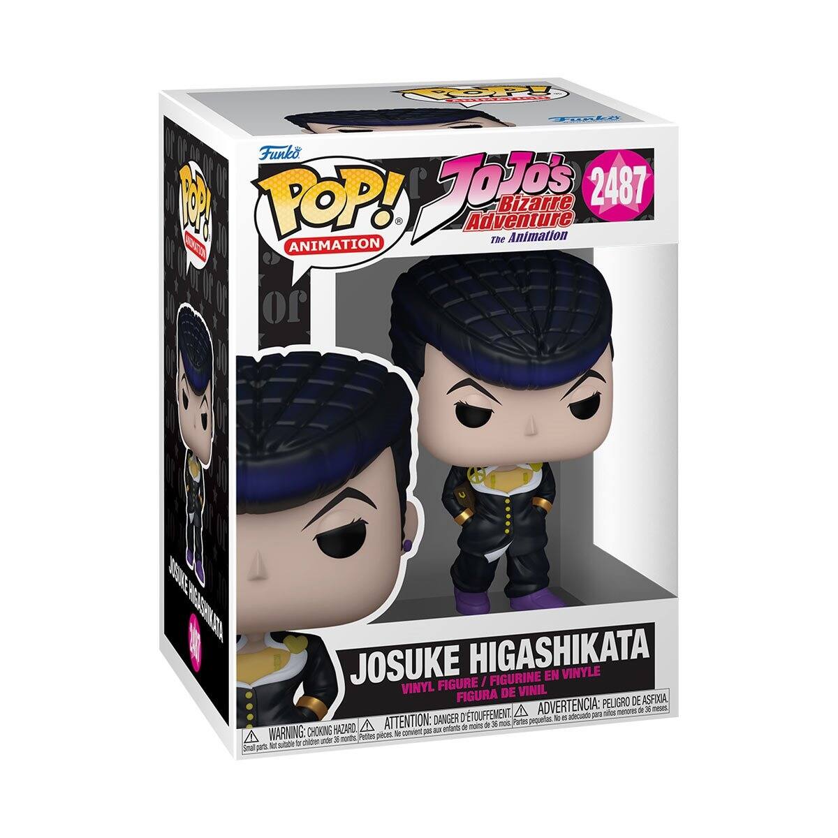 POP! ANIMATION Funko BOOK POP! A 2487 Adventure The Animation

JOSUKE HIGASHIKATA FIGURINE EN VINYLE FIGURE / VINYL FIGURA DE VINIL

PELIGRO DE ASFIXIA. DANGER D'ÉTOUFFEMENT A ADVERTENCIA: No adecuado para niños menores DE 36 meses, ATTENTION: moins de 36 mois, Partes pequeñas. HAZARD, aux enfants 2 WARNING: CHOKING months, Petites pièces. le convient pas to children under 36 Small parts