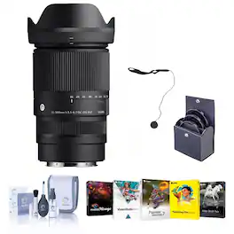 Bundle - Sigma - 16-300mm f/3.5-6.7 DC OS Lens for Sony E, w/PC Software Acc Kit