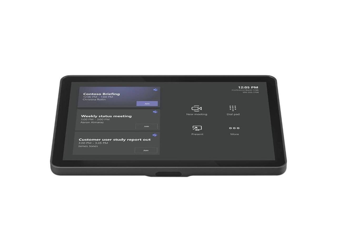 Logitech - TAP IP Make Video Meetings Simple to Join with a Network-connected Touch Controller - Graphite