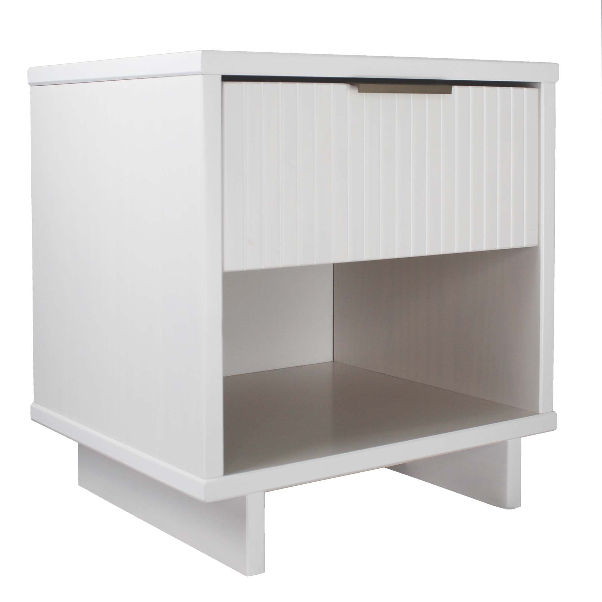 Alt View 3. Manhattan Comfort - Granville Modern 18" Nightstand - Set of 2 - White.