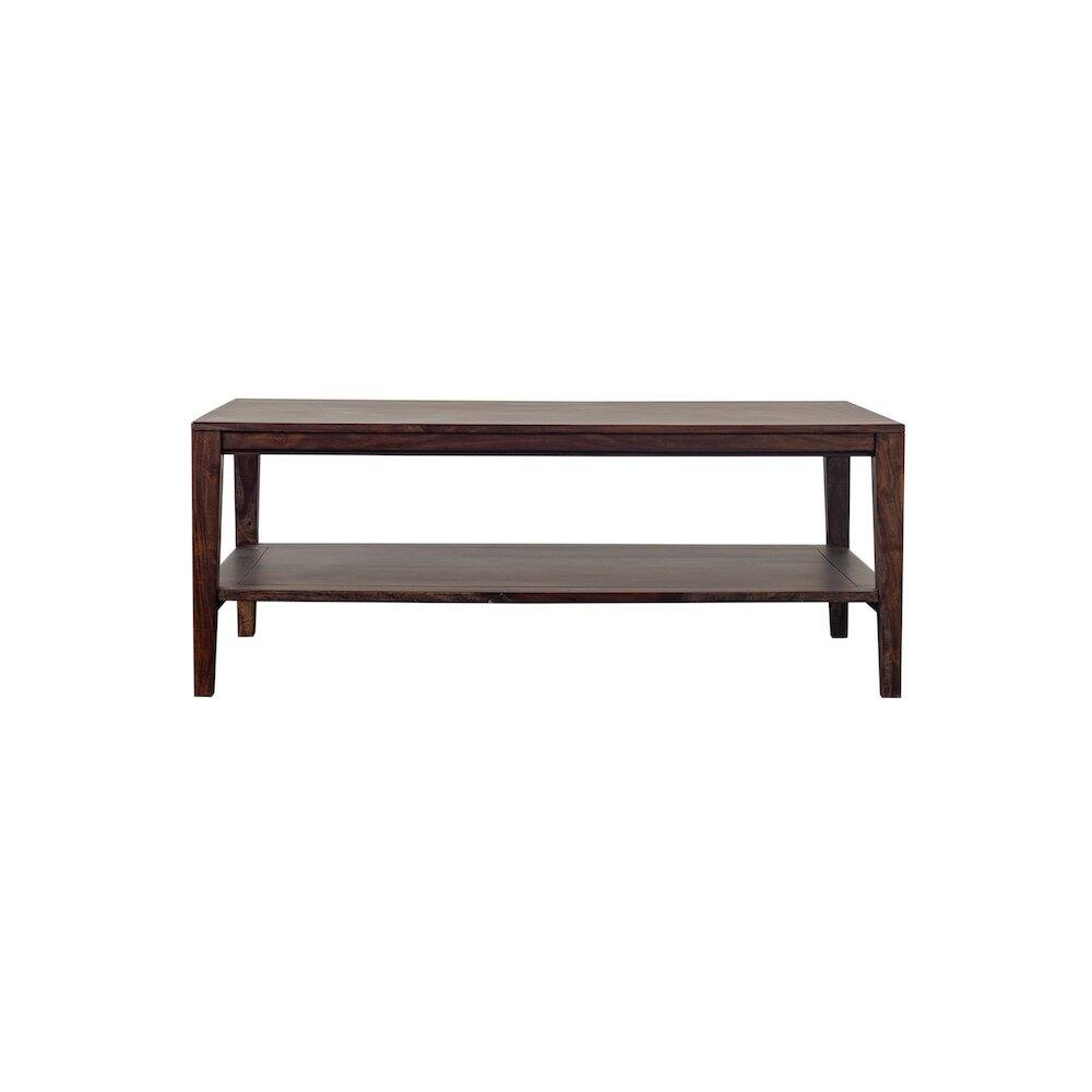 Porter Designs Fall River Solid Sheesham Wood Coffee Table Gray - Best Buy