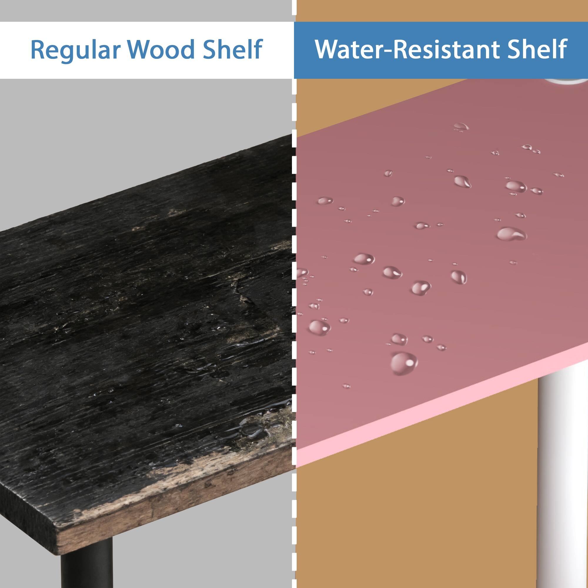 Regular Wood Shelf  
Water-Resistant Shelf