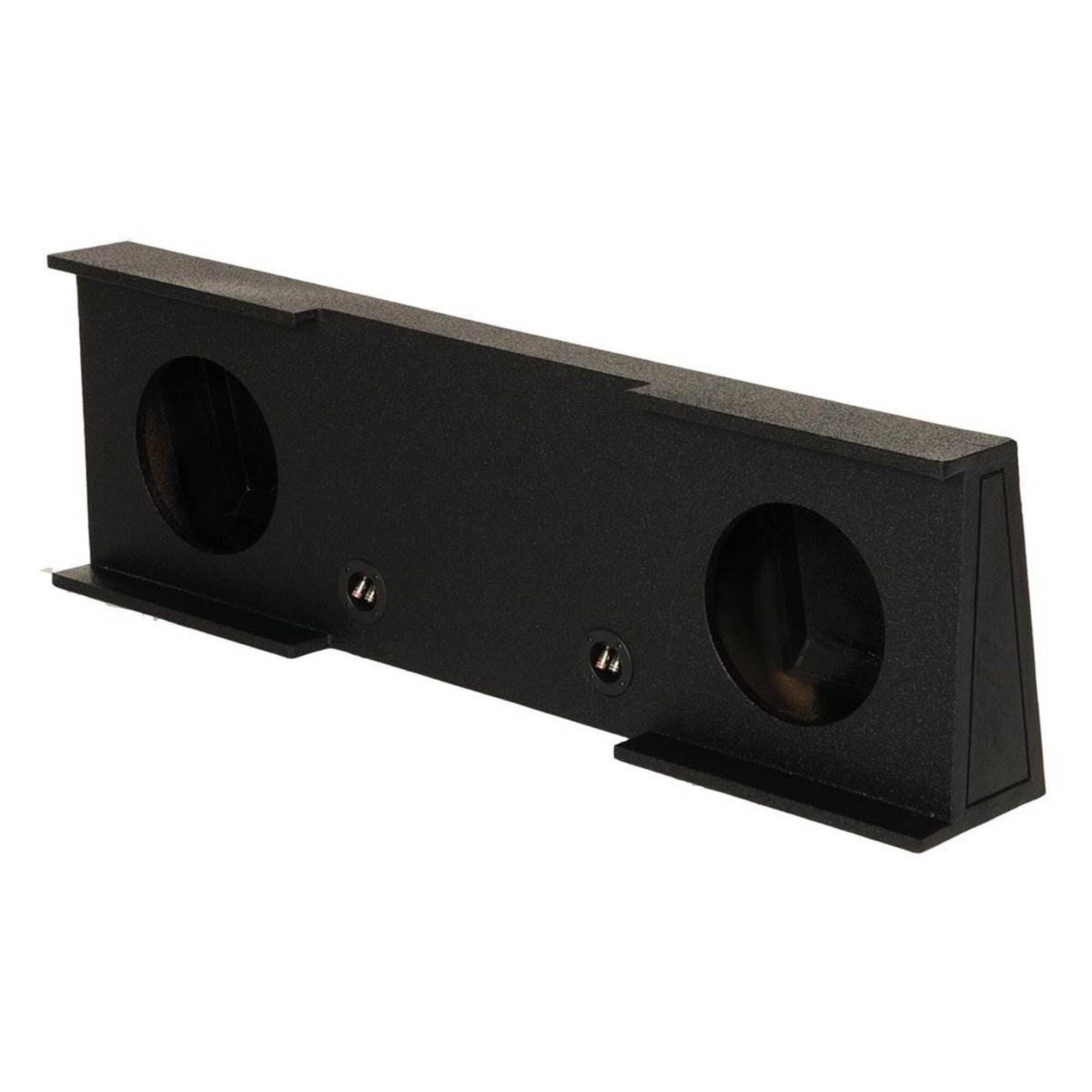 Alt View 7. QPower - QPower Dual 10" Sub Box - Chevy Silverado Crew Cab & GMC Sierra Crew Cab 07-13 - Black.