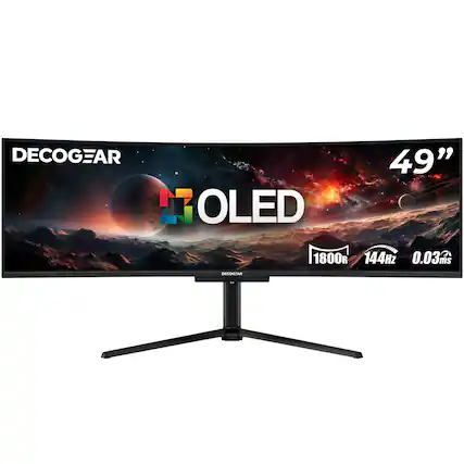 DECOGEAR 49" OLED 1800R 144Hz 0.03ms