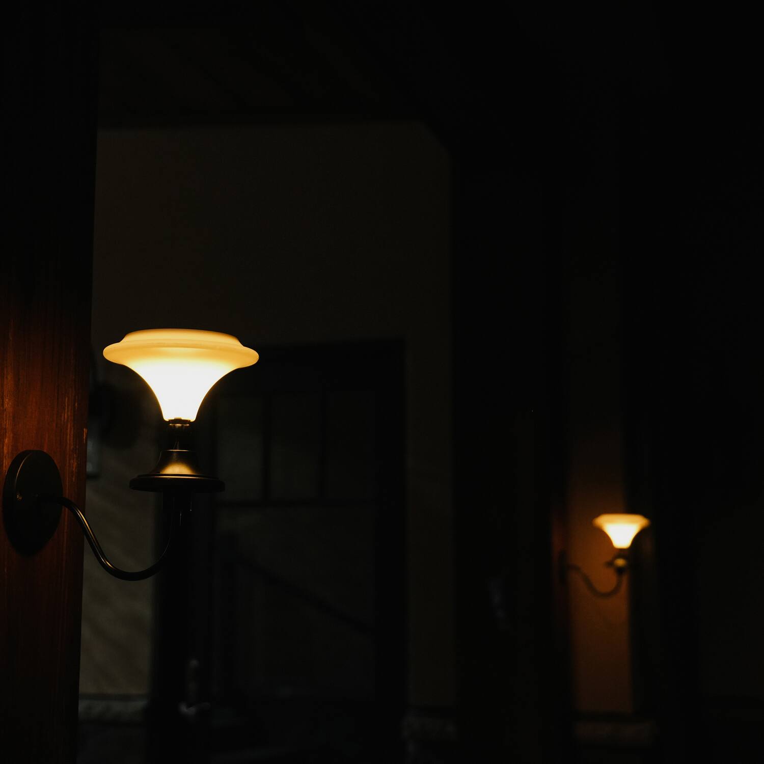 Alt View 1. MAXSA Innovations - Solar-Powered Integrated-LED Outdoor Martini Lamp Lights, 25 Lumens, 2 Pack - White.