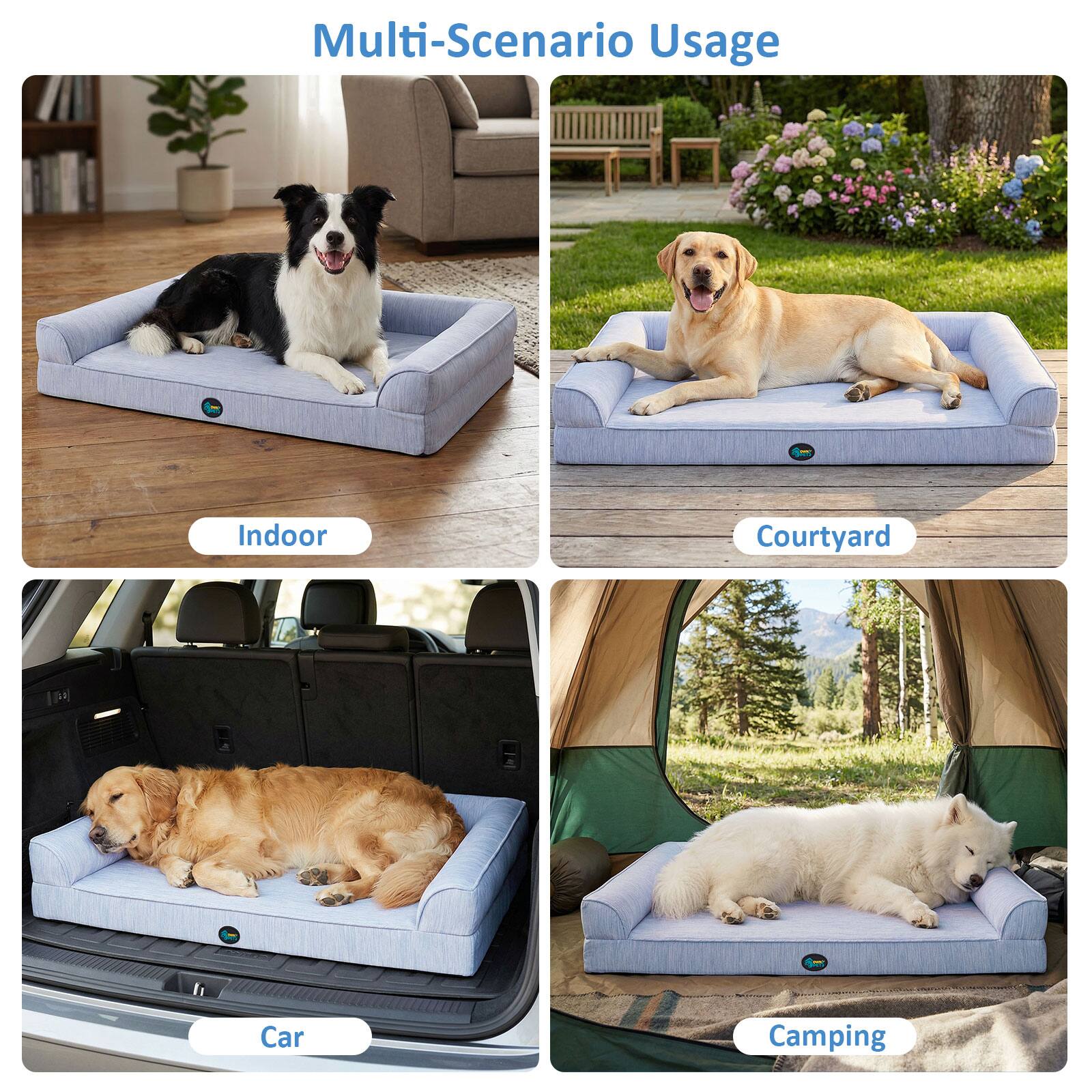 Multi-Scenario Usage

- Indoor
- Courtyard
- Car
- Camping