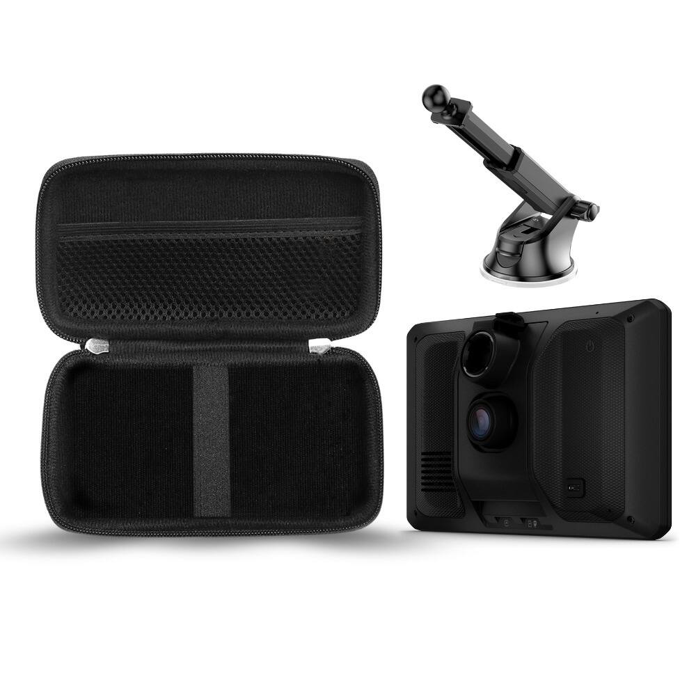 Front. Garmin - Garmin RVcam 795 RV GPS Navigator Bundle with Suction Cup Mount and Storage Case.
