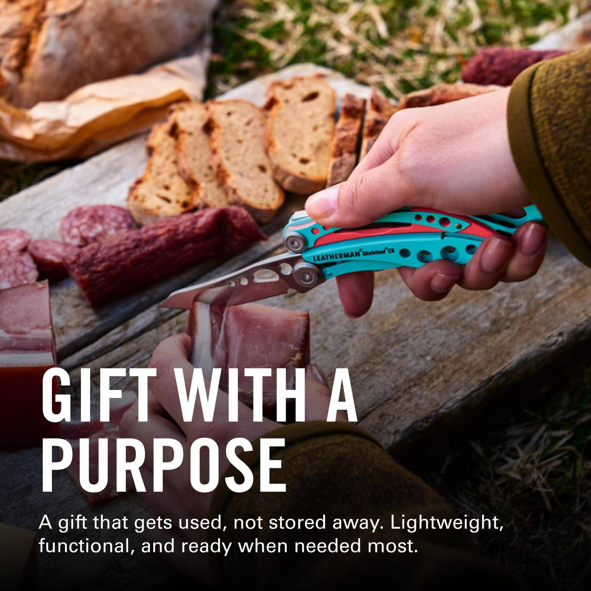 LEATHERMAN ShahetowCx

GIFT WITH A PURPOSE

A gift that gets used, not stored away. Lightweight, functional, and ready when needed most.