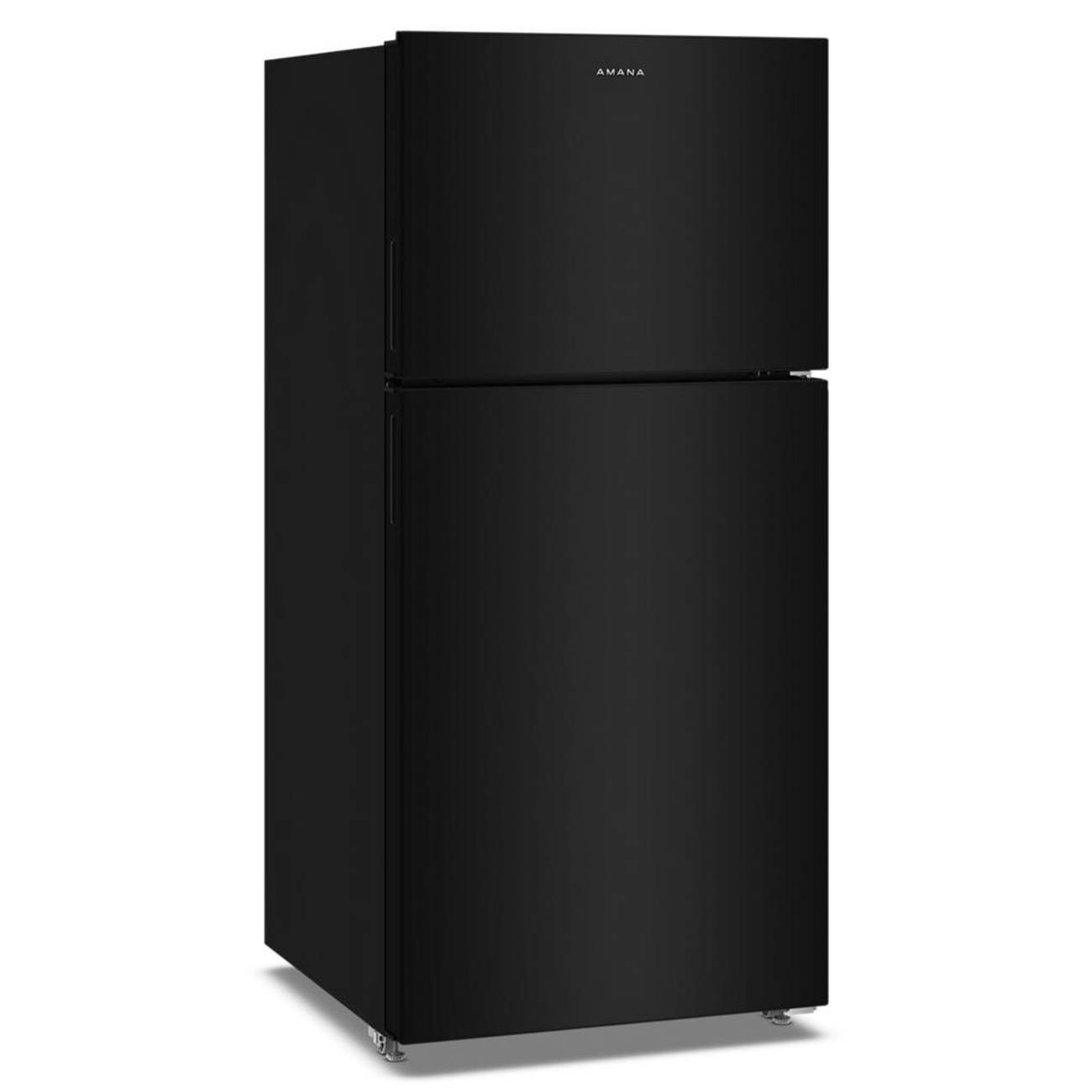 Angle. Amana - 30 in. Wide 19 cu. ft. Garage Ready Top-Freezer Refrigerator and - Black.