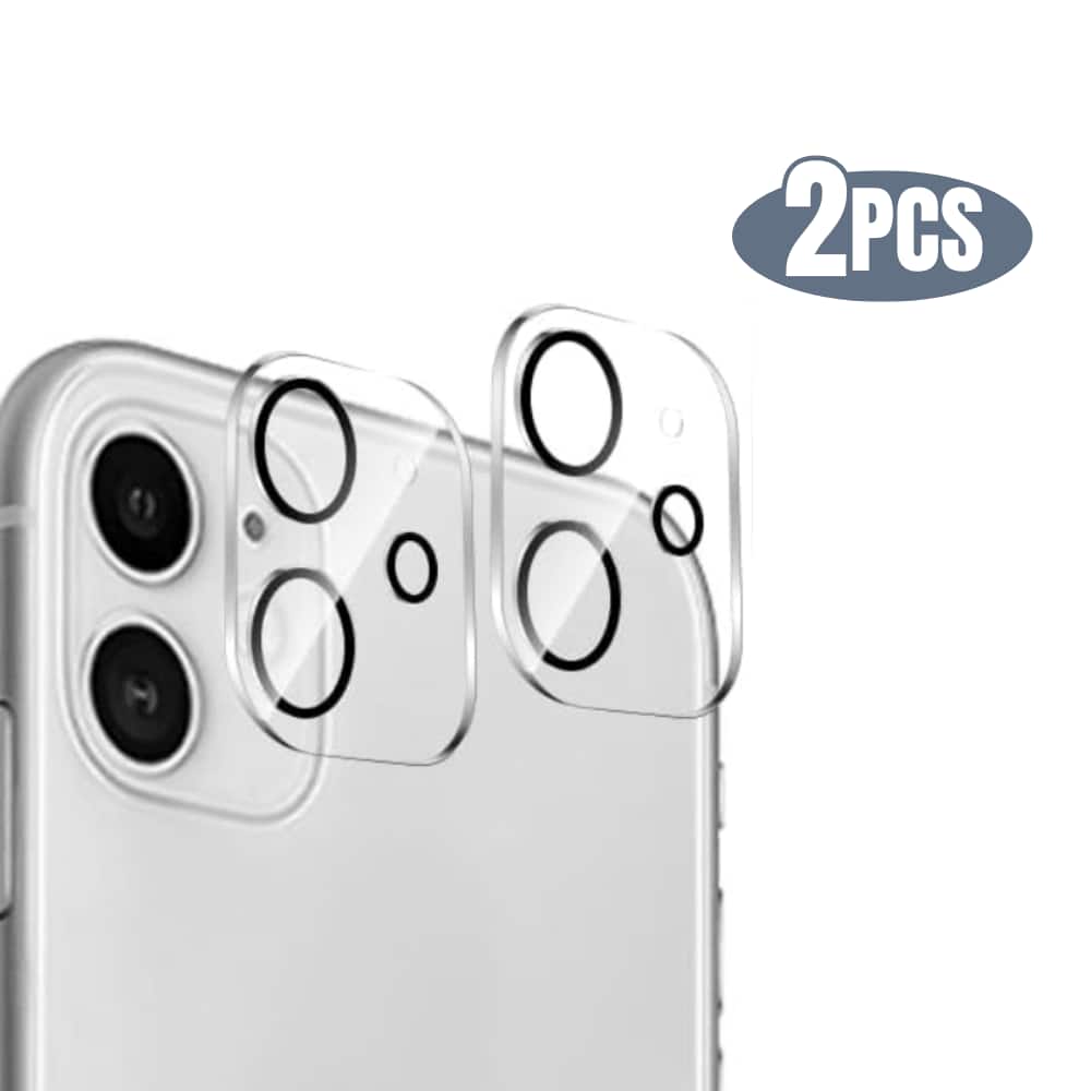 Photos - Screen Protect COVER Qixxronics - 2 Pack Camera Lens Protector Compatible with iPhone 11  Tempered Glass Lens  for iPhone 11  [Night Circle]