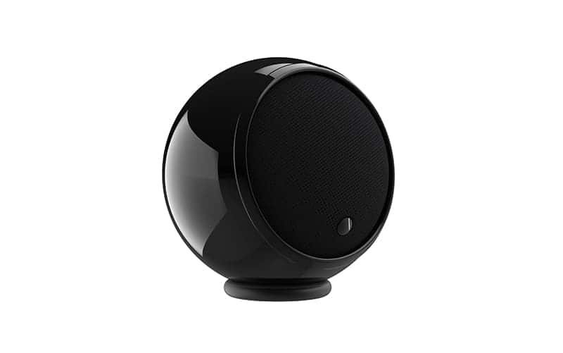 Gallo Acoustics - Micro 4" Spherical Full-Range Satellite Speaker – Single - Gloss Black