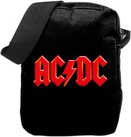 PopMarket - AC/DC - Rocksax - AC/DC - Logo - Crossbody Bag with Stash Pockets (Black) - Multicolor