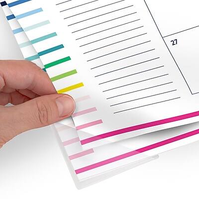 Alt View 3. AT-A-GLANCE - 2025-2026 Simplified by Emily Ley 17" x 22" Academic Monthly Desk Pad Calendar - Multicolor.