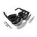 Alt View 18. Ampere - Dusk Lite Smart Sunglasses with Electronic Tint Adjustable Lenses - Black.
