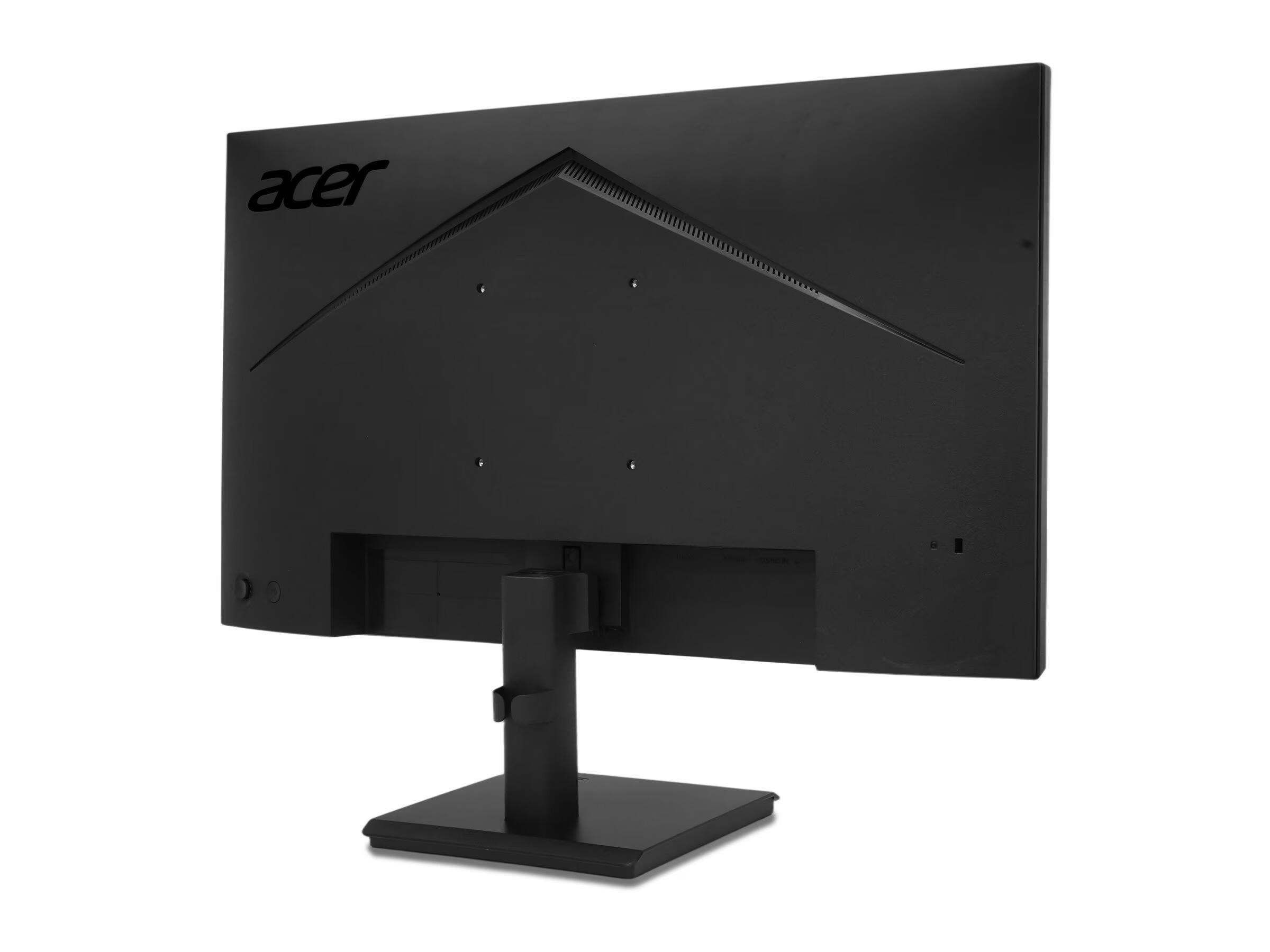 Alt View 2. Acer - Acer Vero 27" FHD USB-C Monitor, 4ms Response Time, Anti-Glare, 250 nits Brightness, Displayport, HDMI & DKZ Hub - Black.