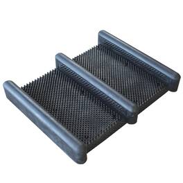 AmeriHome - Rubber Boot Scraper Mat - Black