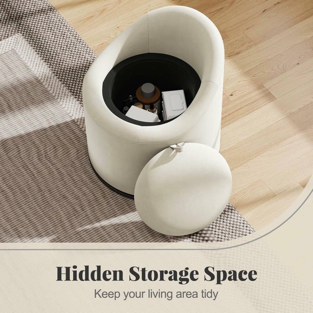 Hidden Storage Space  
Keep your living area tidy