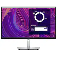 Dell - 27" LCD Monitor (DisplayPort, USB, HDMI) - Black/Silver - Front_Zoom