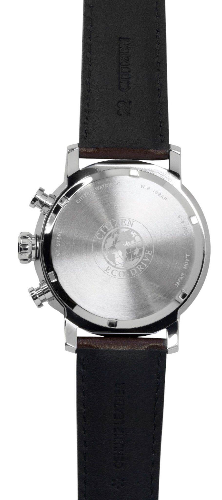 CITIZEN 22  
STEEL ST  
WATCH W.R 10BAR  
CITIZEN ON-4-S  
DRIVE MOV'T ECO JAPAN  
GENUINE LEATHER