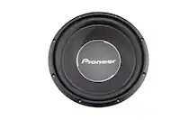 Front. Pioneer - 12" Subwoofer with IMPP™ Cone with 1400 Watts Max. Power - Black.