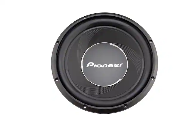 Front. Pioneer - 12" Subwoofer with IMPP™ Cone with 1400 Watts Max. Power - Black.