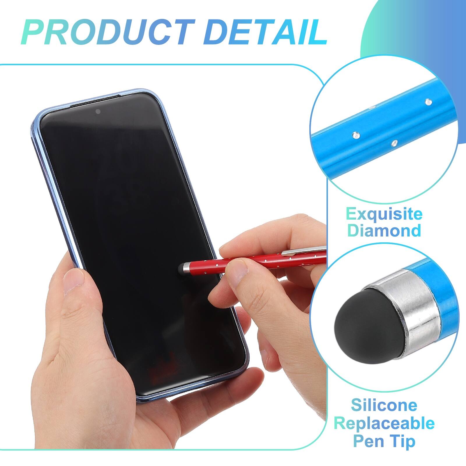 PRODUCT DETAIL

Exquisite Diamond Silicone Replaceable Pen Tip