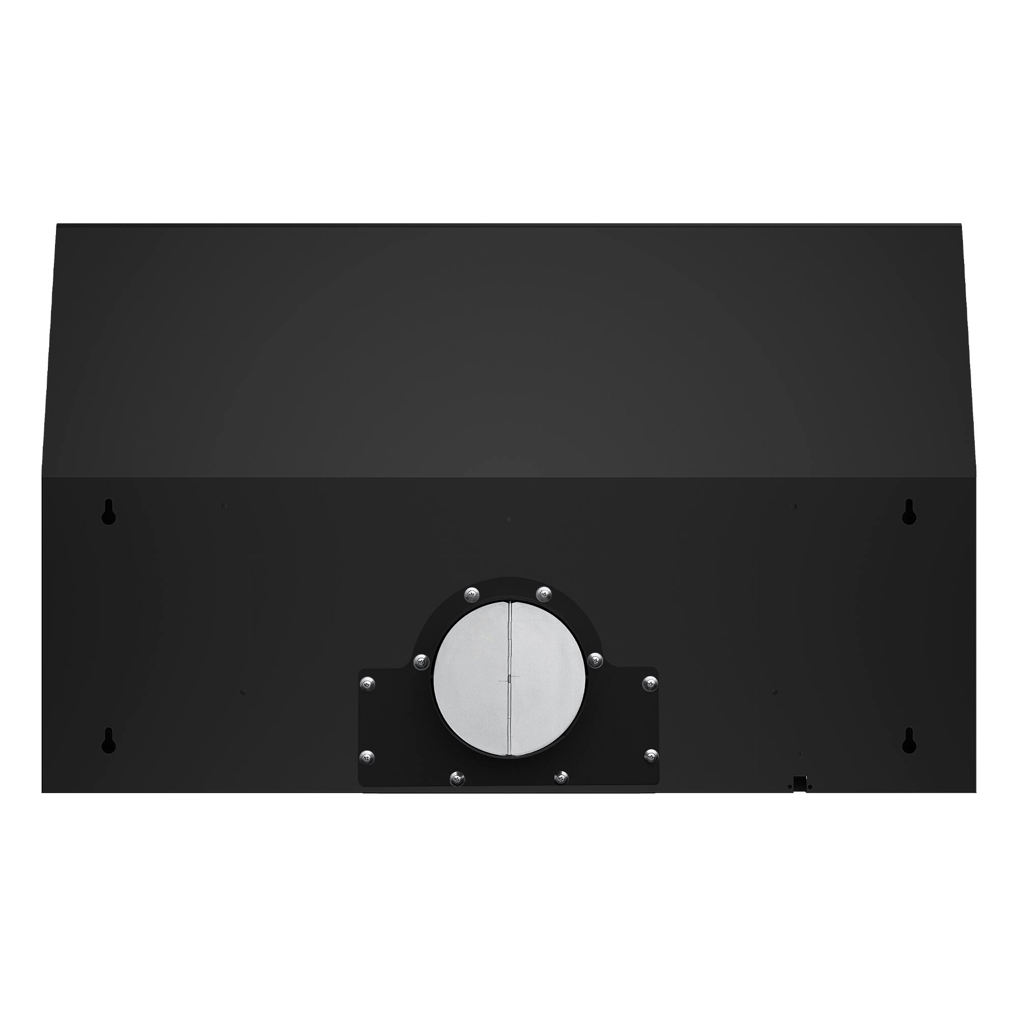 Alt View 5. COSMO - COS-KS6U36-BK 36 in. Haven Collection 500 CFM Ducted Under Cabinet Range Hood, Touch Controls, LED Lights - Matte Black.