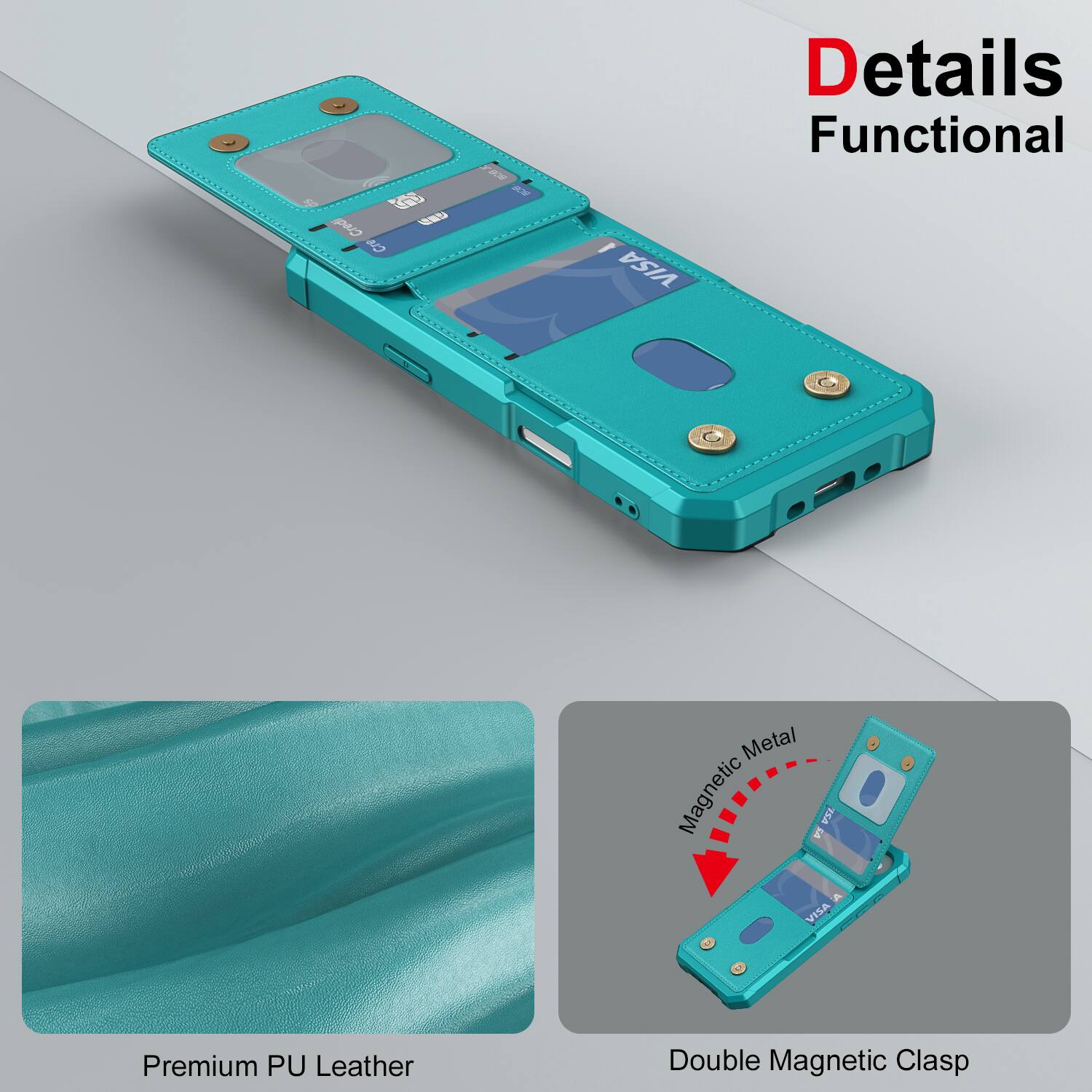 329 PAD Cu AY I VISA Details Functional Metal Magnetic LA VEA VISA Premium PU Leather Double Magnetic Clasp

Details Functional

Premium PU Leather

Double Magnetic Clasp