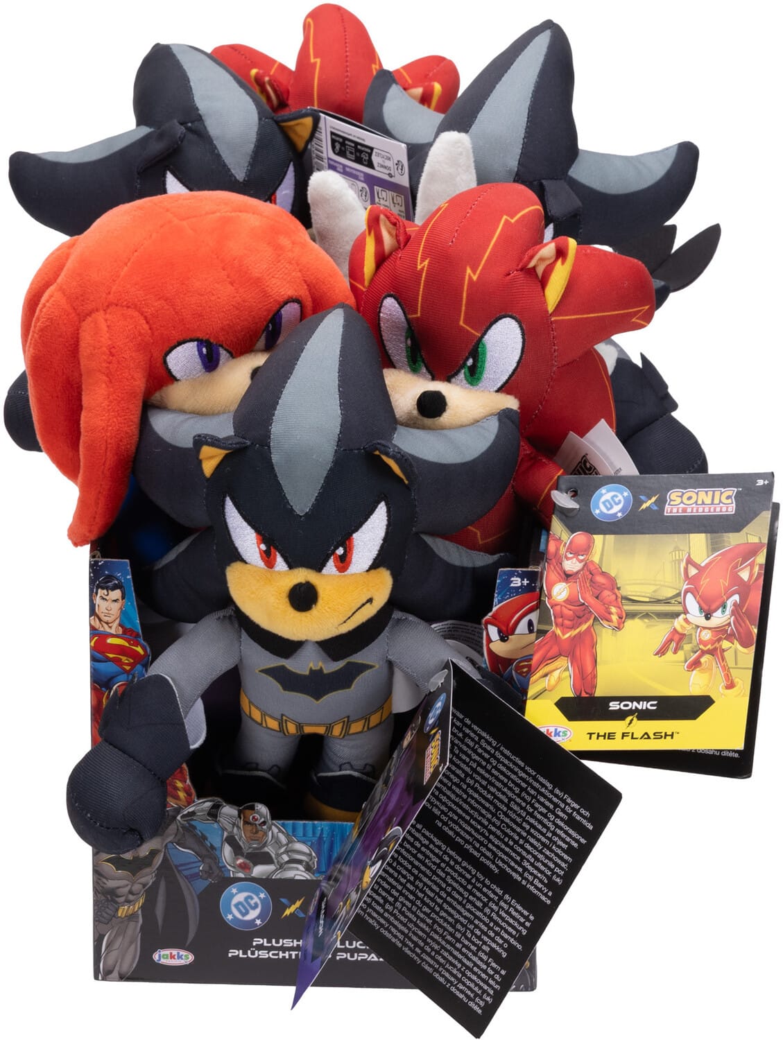 Jakks Pacific - DC x Sonic the Hedgehog - 9" Plush Assortment (Reg PDQ) - COLLECTIBLES - Multicolor