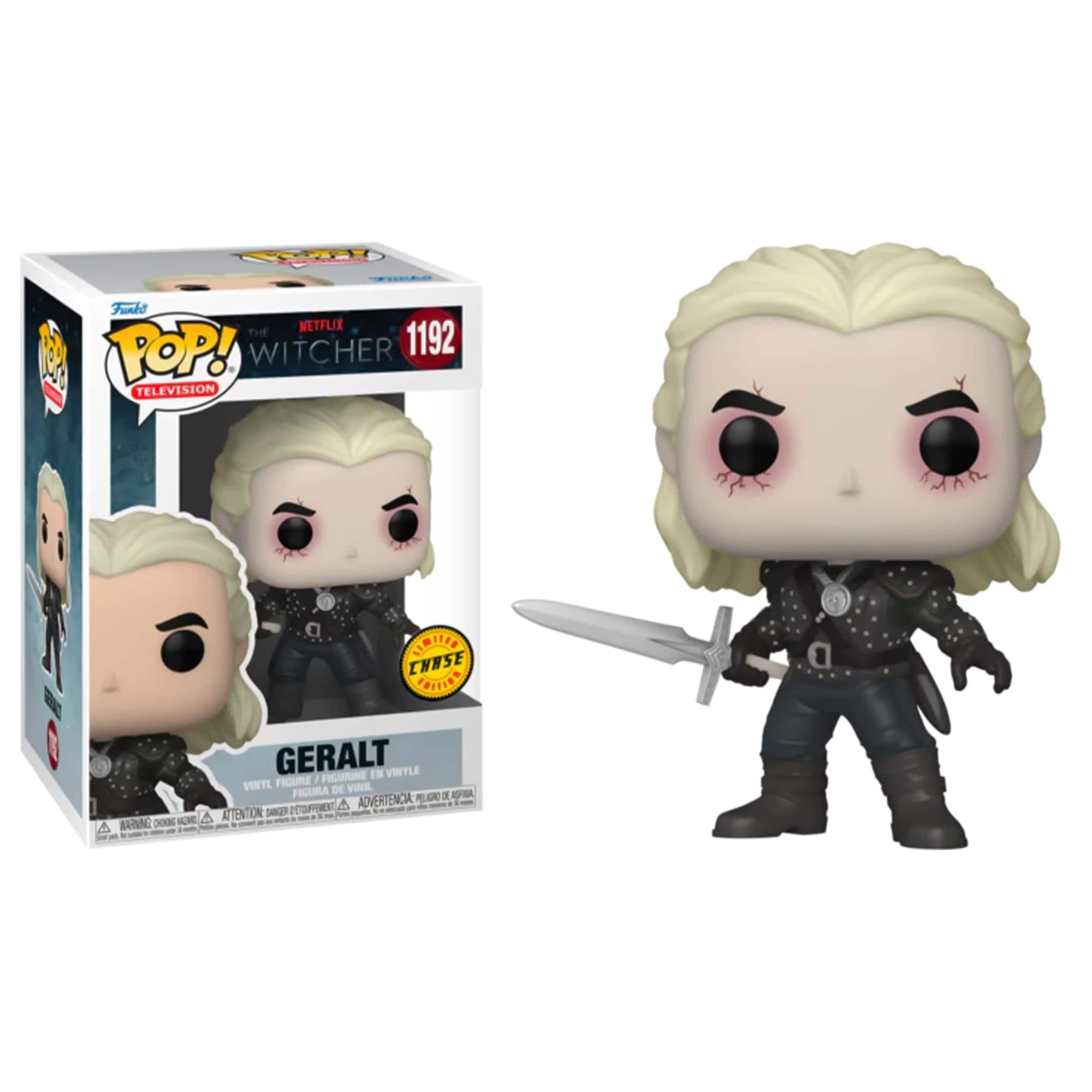 The Witcher (Netflix) Funko POP Vinyl Figure | Geralt Chase - Black