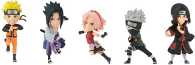 Bandai - Naruto Shippuden - Banpresto World 2.8" Collectable Figure - Styles May Vary