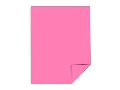 Alt View 1. Astrobrights - 65 lb. Cover Paper, 8.5" x 11", Pulsar Pink, 250 Sheets/Ream - Pulsar Pink.