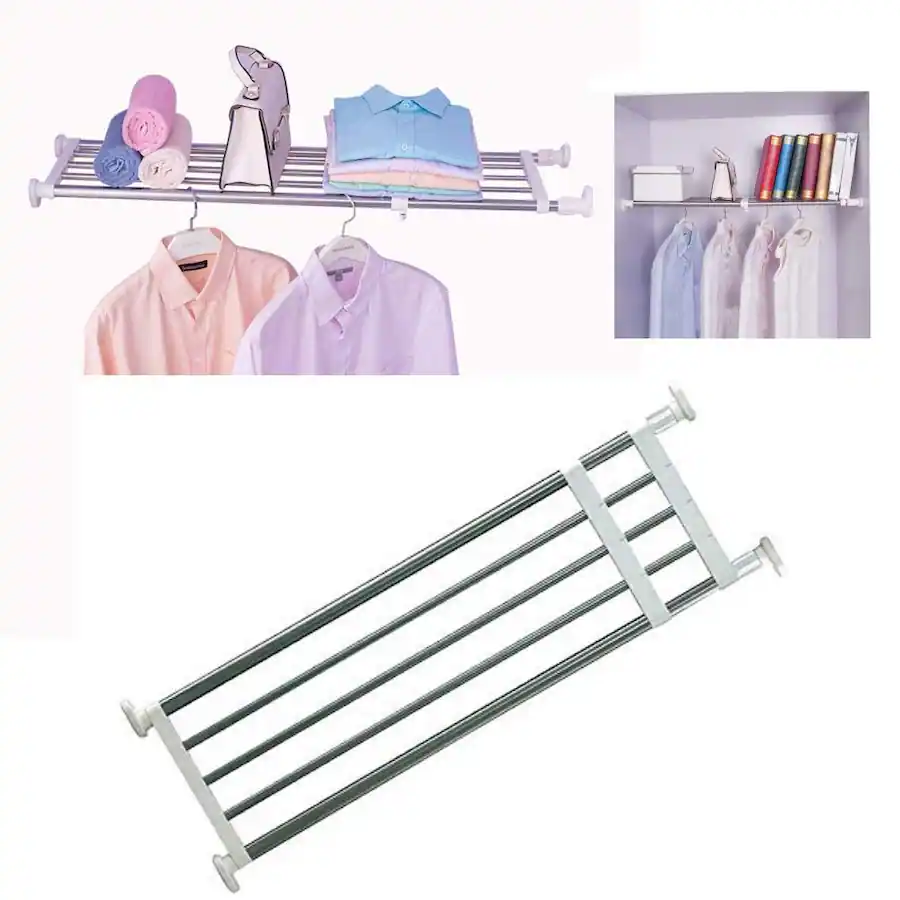 Cedar Assembly Adjustable Closet Tension Shelf Rod Expandable Clothes cedar-assembly-adjustable-closet-tension-shelf-rod-expandable-clothes