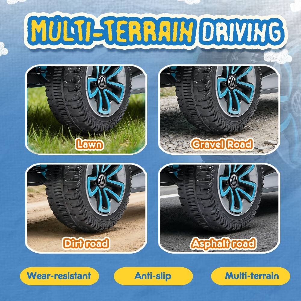 MULTI-TERRAIN DRIVING

Lawn  
Gravel Road  
Dirt road  
Asphalt road  

Wear-resistant  
Anti-slip  
Multi-terrain