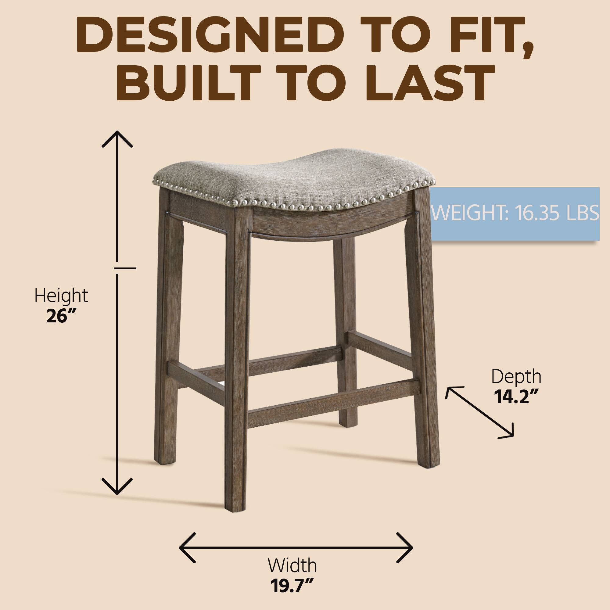 DESIGNED TO FIT, BUILT TO LAST

WEIGHT: 16.35 LBS

Height: 26"
Width: 19.7"
Depth: 14.2"