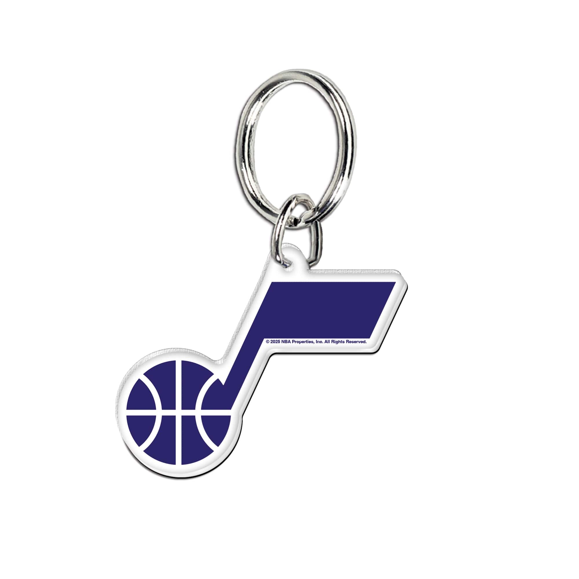 WinCraft - Utah Jazz Premium Acrylic Core Key Ring - Multicolor