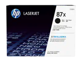 HP - 87X High Yield Original LaserJet Toner Cartridge, ~18,000 pages - Black