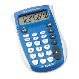 Texas Instruments - 503SV/FBL/4L1/A TI-503SV 8-Digit LCD Pocket Calculator - false