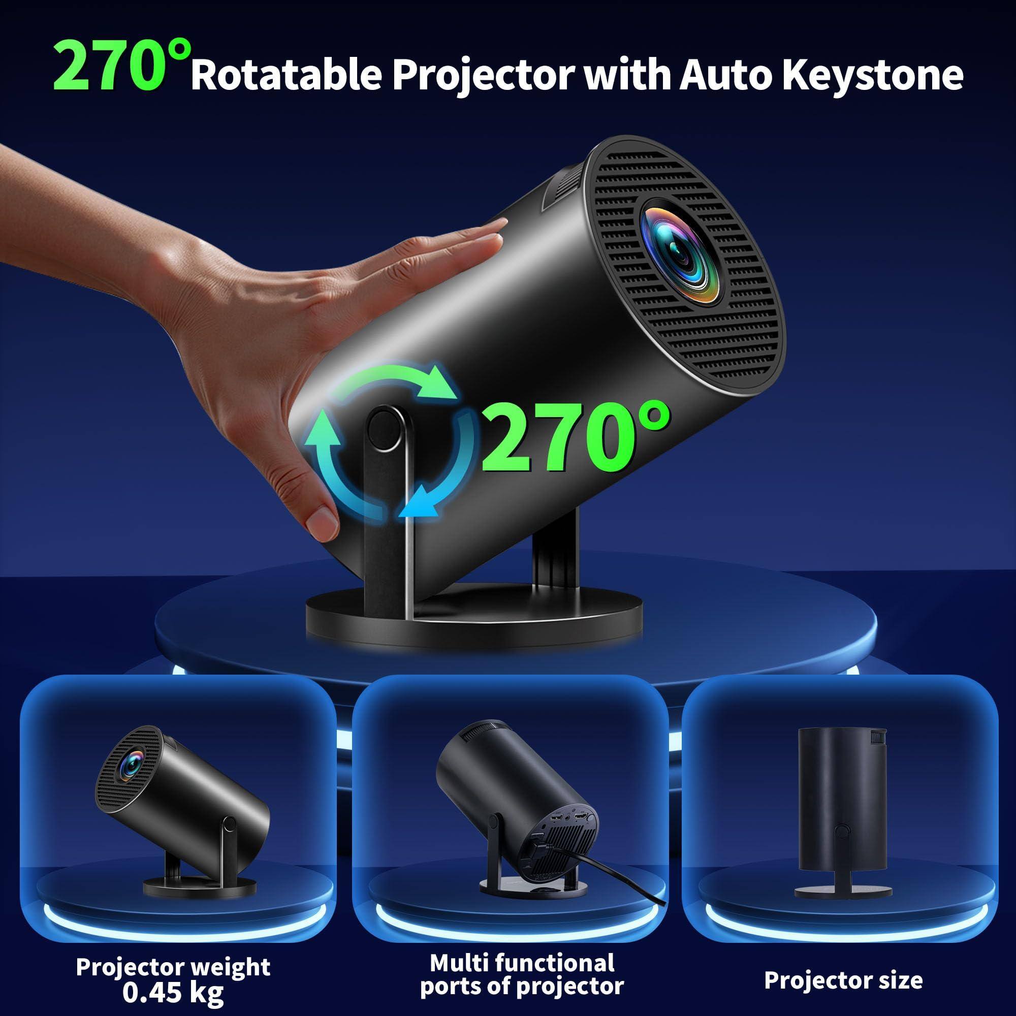 The Best Inks 【built in Apps】mini Projector 1080p 4k Full Hd With Wifi ...