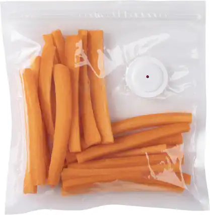 Front. Presto - Presto 09513 Fresh Daddy Quart Size Vaccum Zipper Bag - Clear.