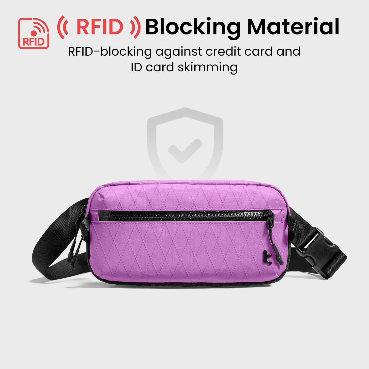 RFID Blocking Material
RFID-blocking against credit card and ID card skimming