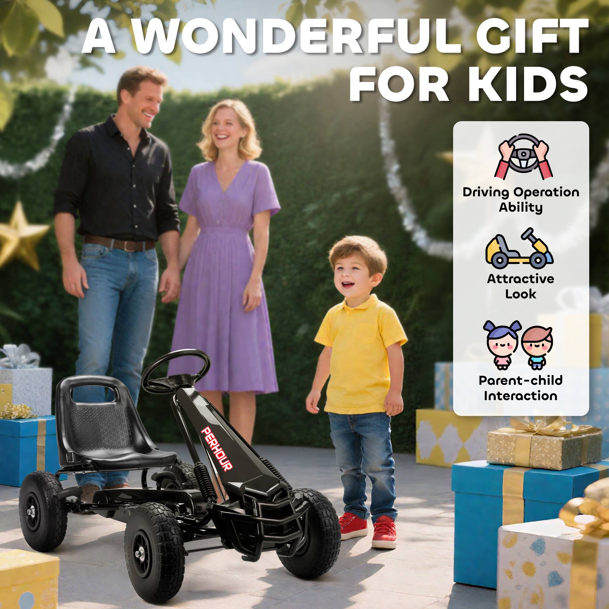 A WONDERFUL GIFT FOR KIDS

- Driving Operation Ability
- Attractive Look
- Parent-child Interaction