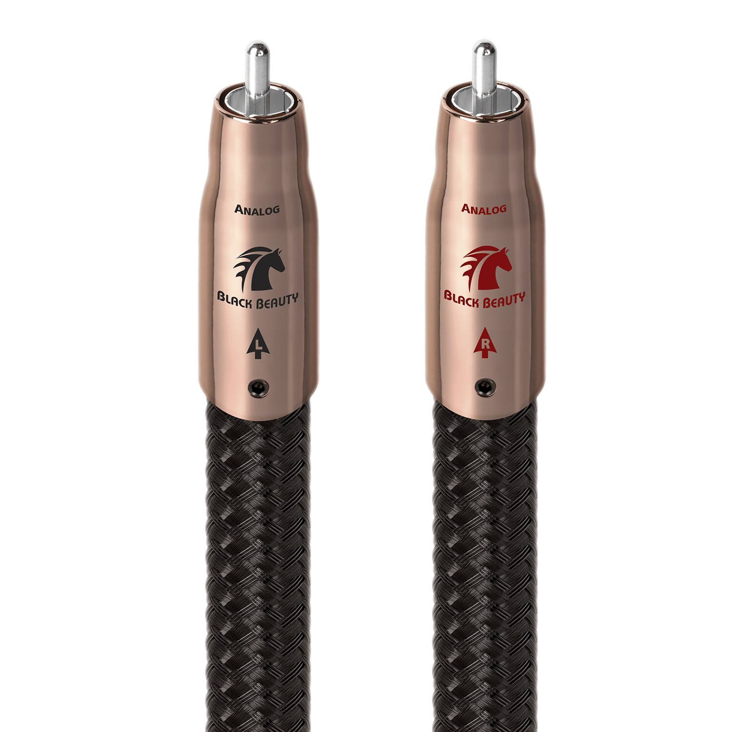 Analog Black Beauty and Analog Black Beauty Red are the names of the two earphones in the image.