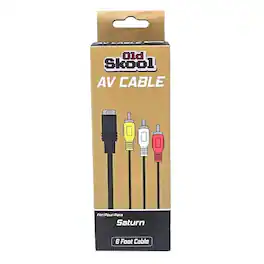 Old Skool - AV Cable for Saturn - Black