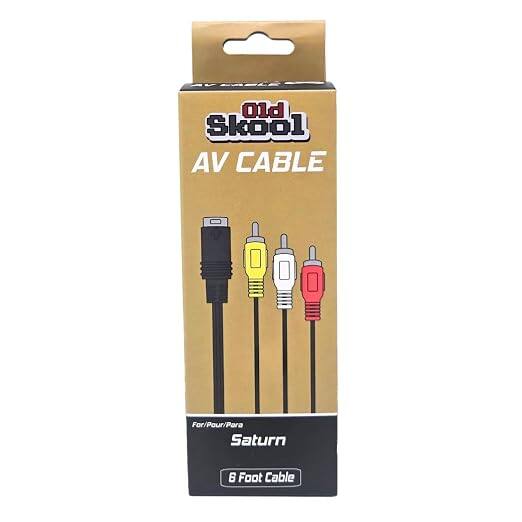 Old Skool AV CABLE  
For/Pour/Para Saturn  
8 Foot Cable