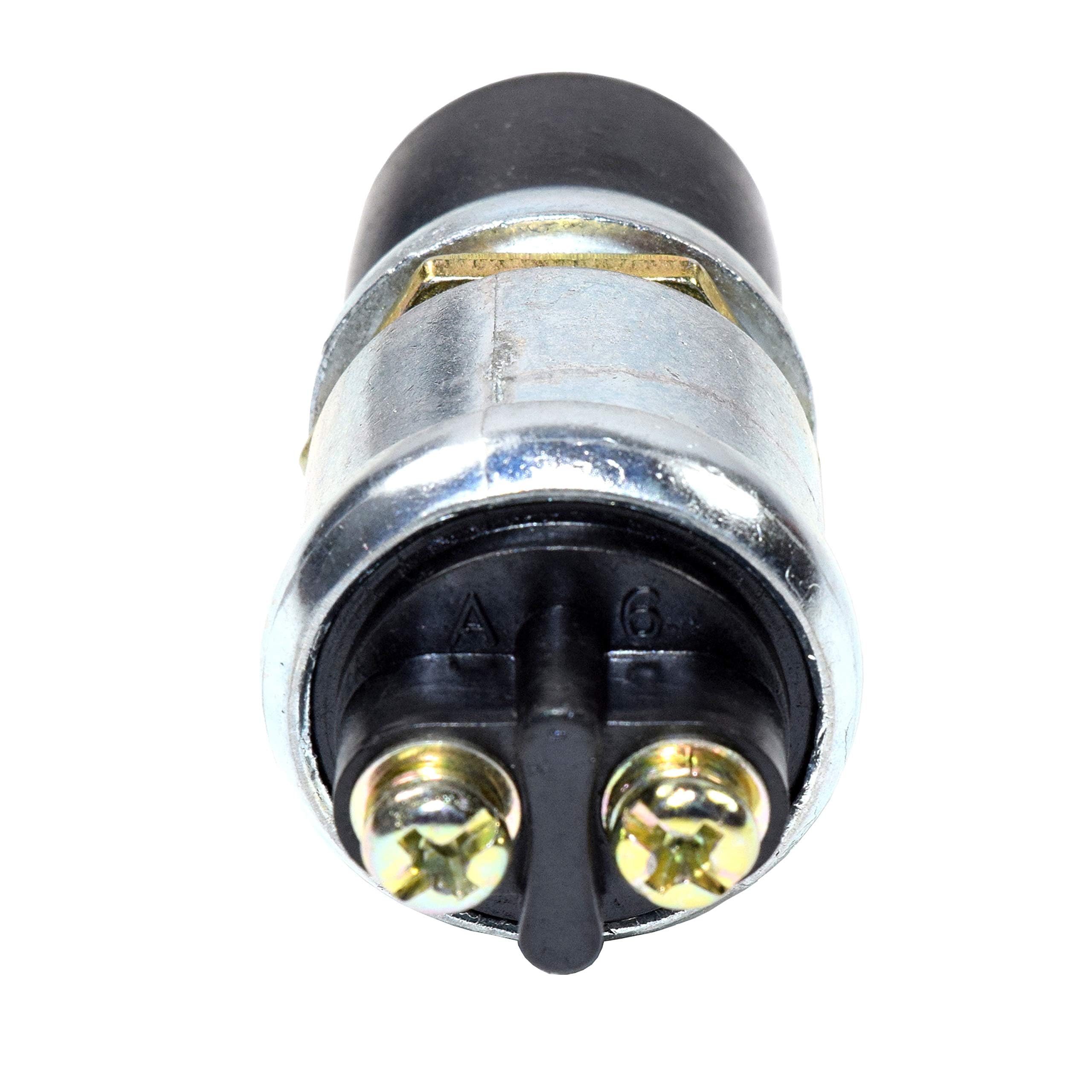 Alt View 4. HQRP - 12 V 50 A Momentary Push-Button Starter Ignition Switch - Heavy-Duty 5/8 in Mount - Replaces 85984 2681F SW169 - black.