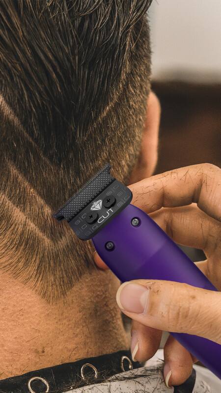Alt View 4. StyleCraft - Reign Professional Hair Trimmer featuring EON Digital Brushless Motor - Purple.