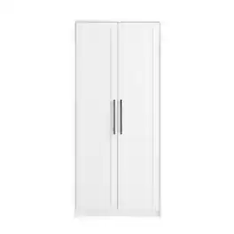 Prepac - Elite Premium Home Doors, Storage, Bathroom, Pantry Cabinet with 5 Shelves - White
