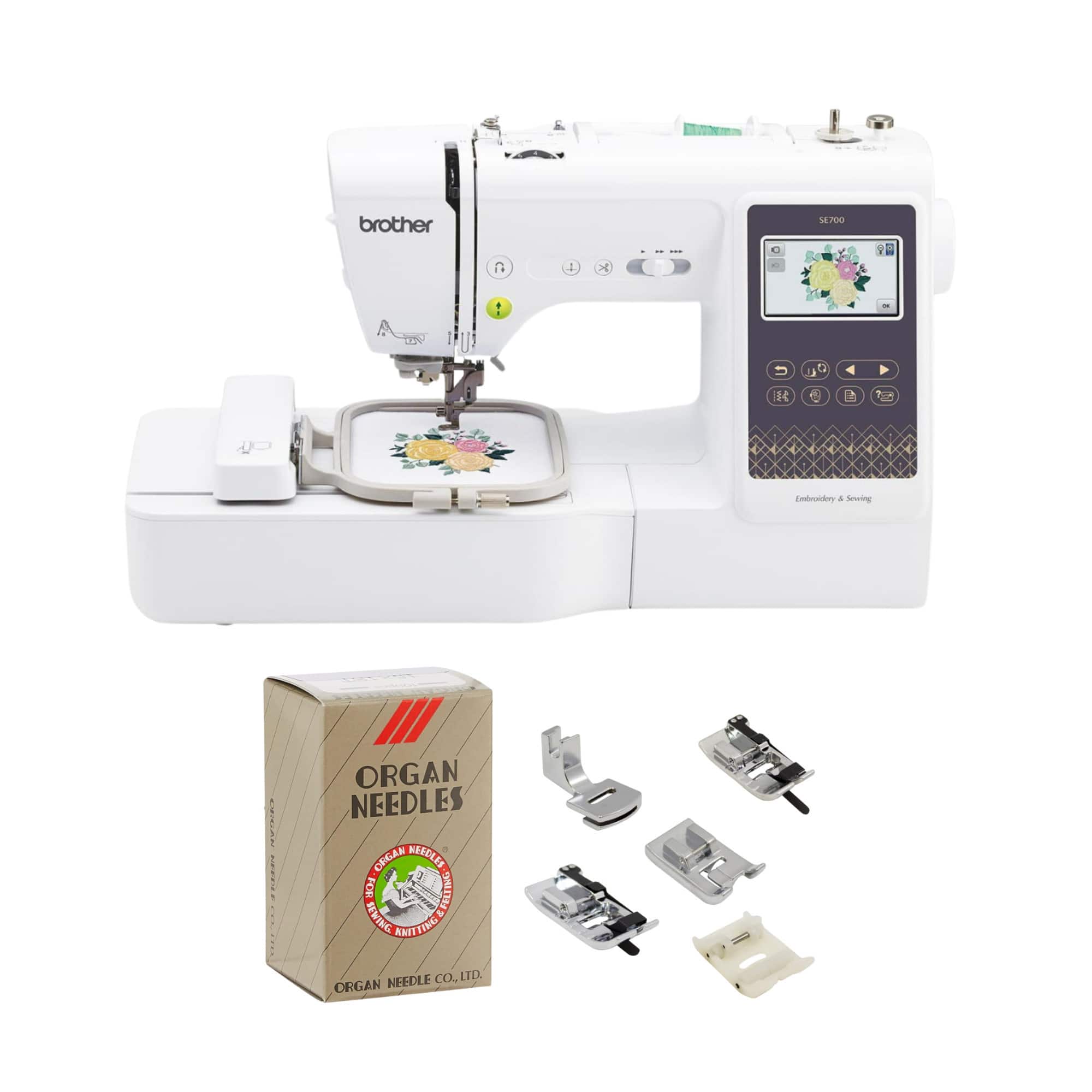 Brother - SE700 Elite Computerized Sewing and Embroidery Machine Bundle